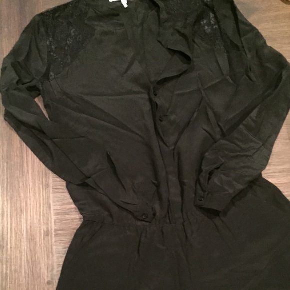 Maje Black Silk Short Jumper - Picture 3 of 6